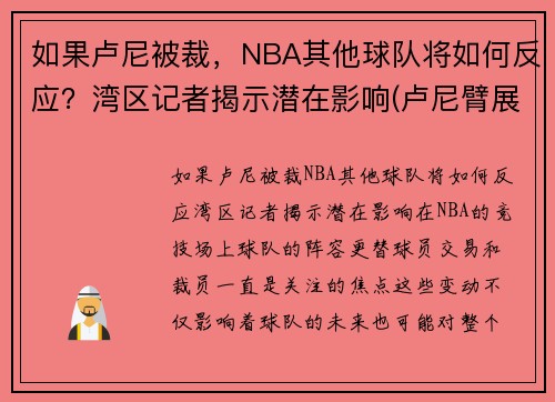 如果卢尼被裁，NBA其他球队将如何反应？湾区记者揭示潜在影响(卢尼臂展)